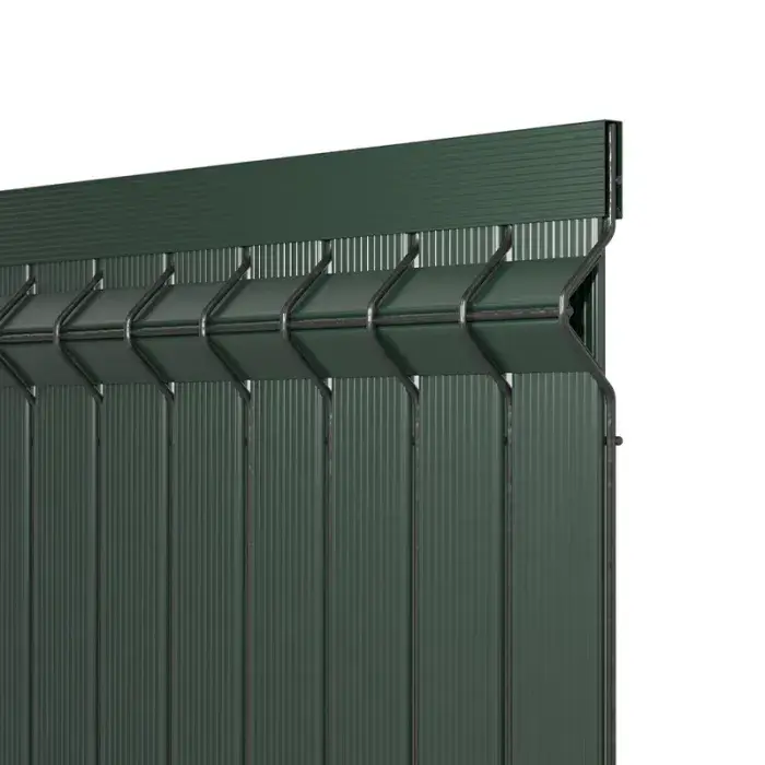 Occultant PVC rigide panneau rigide (Vert RAL 6005, 103x250)