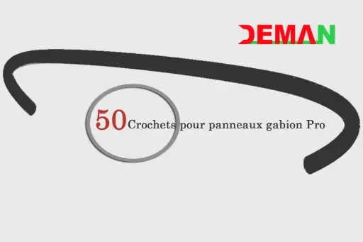 Crochet pour panneaux Gabion